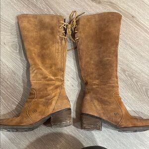 Women's Tan Leather Boots